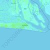 Ada Foah topographic map, elevation, terrain