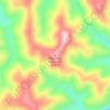 Blackberry Mountain topographic map, elevation, terrain