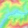 Paras topographic map, elevation, terrain
