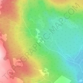 Vivallen topographic map, elevation, terrain