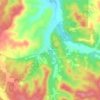Shirley topographic map, elevation, terrain
