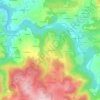 La Brugière topographic map, elevation, terrain