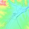 桑科镇 topographic map, elevation, terrain