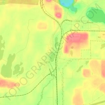 Kelly Lake topographic map, elevation, terrain