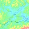 长吉镇 topographic map, elevation, terrain