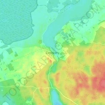 Seehöhe topographic map, elevation, terrain