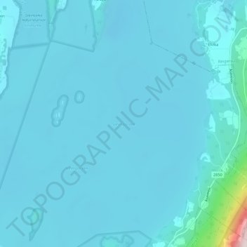 Steinsfjorden topographic map, elevation, terrain