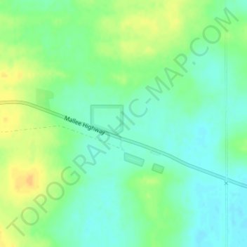 Carina topographic map, elevation, terrain