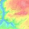 Crec'h Choupo topographic map, elevation, terrain