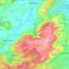 Bourglinster topographic map, elevation, terrain