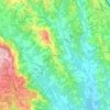Manzana topographic map, elevation, terrain