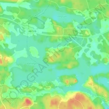 Vackstanäs topographic map, elevation, terrain