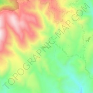 Doğanyurt topographic map, elevation, terrain