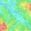 Le Mas topographic map, elevation, terrain
