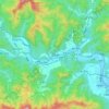 河北镇 topographic map, elevation, terrain