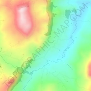 El Hato topographic map, elevation, terrain