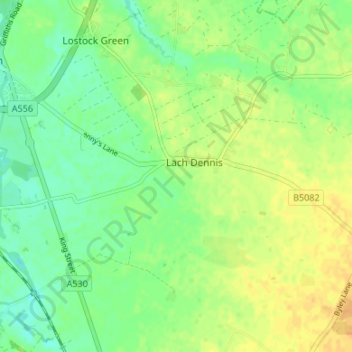 Lach Dennis topographic map, elevation, terrain