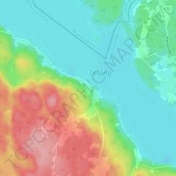 Torrskog topographic map, elevation, terrain
