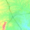 Suhum topographic map, elevation, terrain