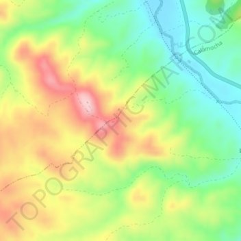 Cabezo Castillo topographic map, elevation, terrain
