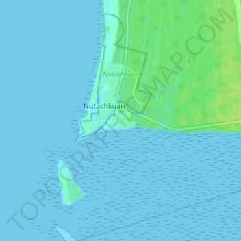 Pointe-Parent topographic map, elevation, terrain