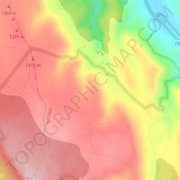Malpelo topographic map, elevation, terrain