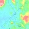 Coen topographic map, elevation, terrain