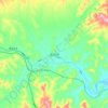 黑山科乡 topographic map, elevation, terrain