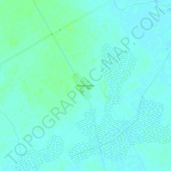 Monte Veloz topographic map, elevation, terrain