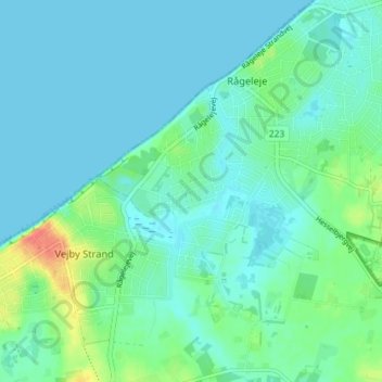 Rågemark topographic map, elevation, terrain