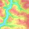 Gattershof topographic map, elevation, terrain