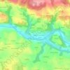 Tréblavet topographic map, elevation, terrain