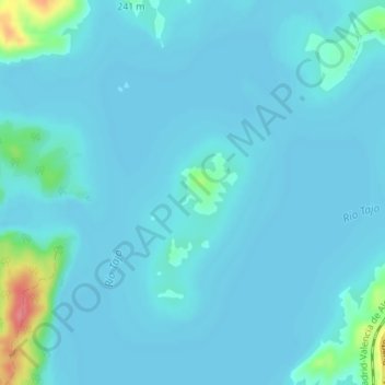Vadollano topographic map, elevation, terrain