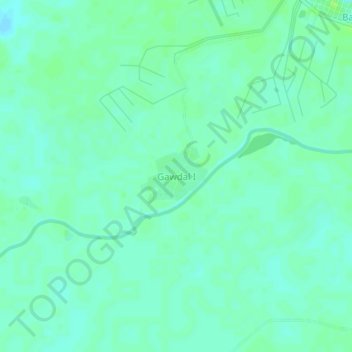 Gawdal I topographic map, elevation, terrain