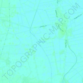 Izbat Dirbalah topographic map, elevation, terrain