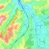 拉哈先 topographic map, elevation, terrain