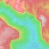 Little Blue Gum topographic map, elevation, terrain