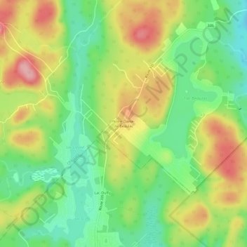 Notre-Dame-de-Beaulac topographic map, elevation, terrain