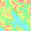 仁龙 topographic map, elevation, terrain