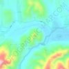 海棠山 topographic map, elevation, terrain