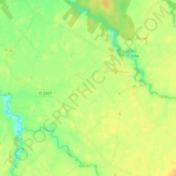 Lillebacka topographic map, elevation, terrain