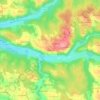 Le Perrier topographic map, elevation, terrain