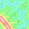 Friúmes topographic map, elevation, terrain