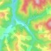 Pestis topographic map, elevation, terrain