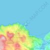 St Ives topographic map, elevation, terrain
