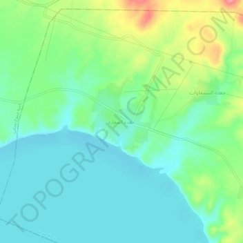 Ja'det al-Maghara topographic map, elevation, terrain