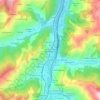 Cuarteles de Dóriga topographic map, elevation, terrain