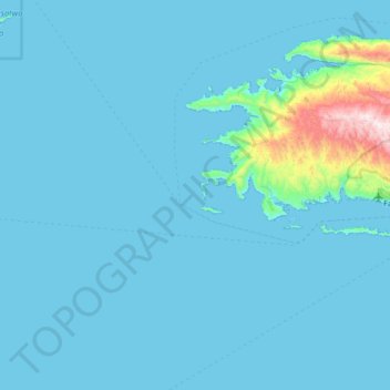 Berim topographic map, elevation, terrain