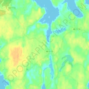 Dragsviken topographic map, elevation, terrain