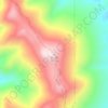 冰山梁 topographic map, elevation, terrain